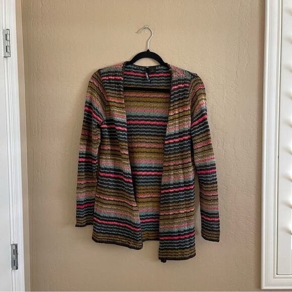 O’Neill Striped Knit Cardigan Sweater - Picture 1 of 4